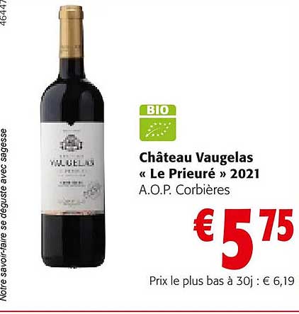 château vaugelas «le prieuré» 2021