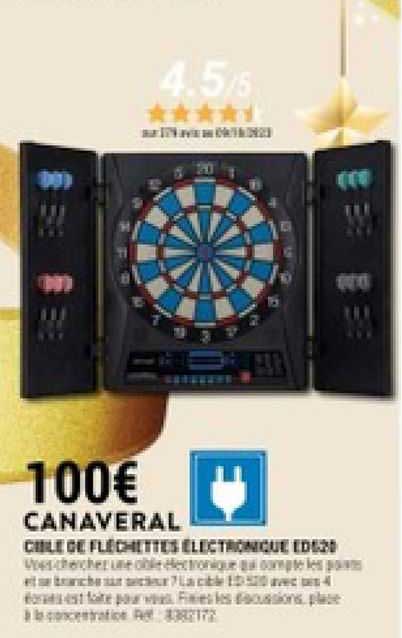 Cible De Fléchettes électronique Canaveral