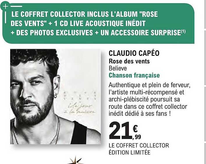 claudio capéo rose des vents