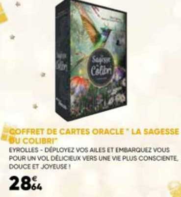 coffret de cartes oracle la sagesse du colibri