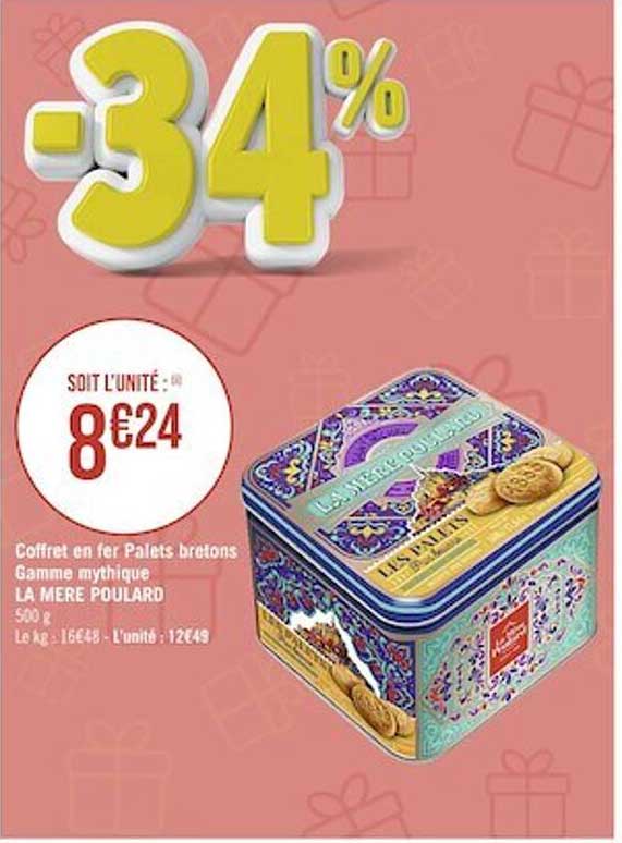 coffret en fer palets bretons gamme mythique la mère poulard