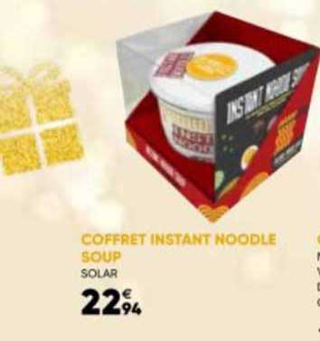 coffret instant noodle soup
