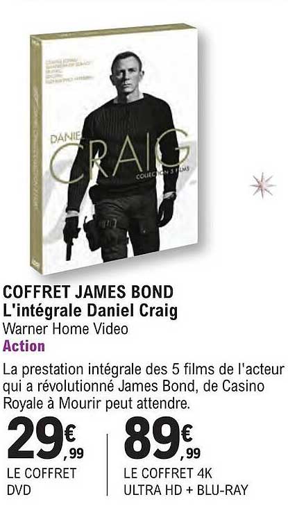coffret james bond l'integrale daniel craig