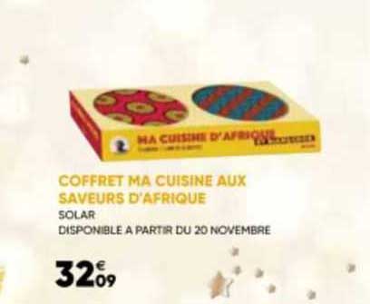 coffret ma cuisine aux saveurs d'afrique