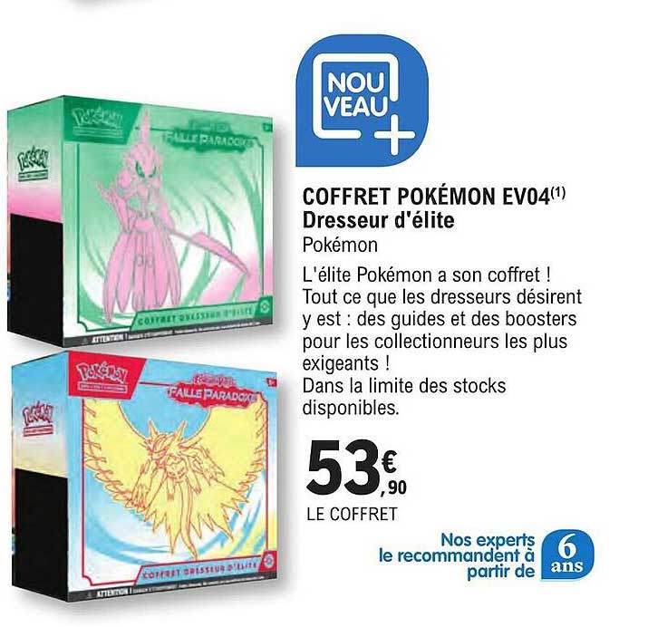 coffret pokémon evo4 dresseur d'élite