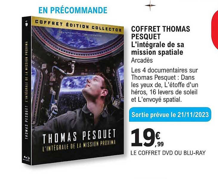 coffret thomas pesquet l'integrale de sa mission spatiale