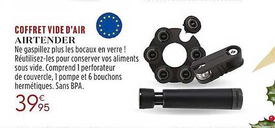 coffret vide d'air airtender