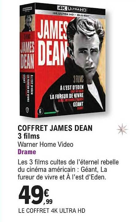 coffrets james dean