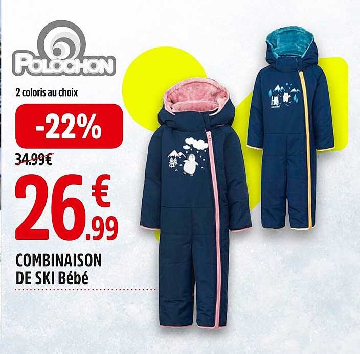 combinaison de ski bébé polochon