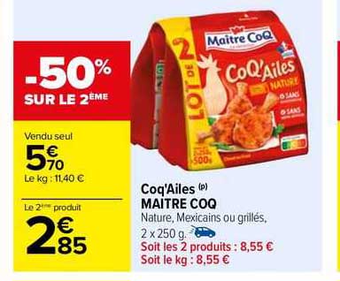 coq'ailes maître coq