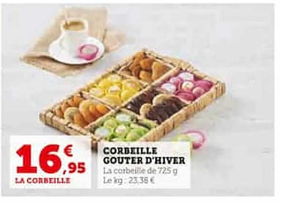 corbeille gouter d'hiver