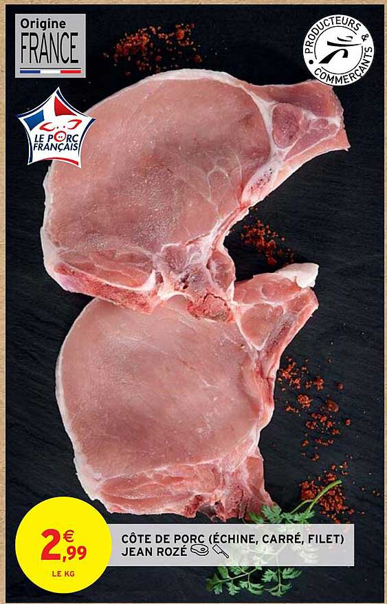 côte de porc jean rozé