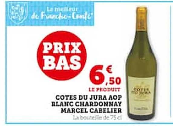 cotes du jura aop blanc chardonnay marcel cabelier