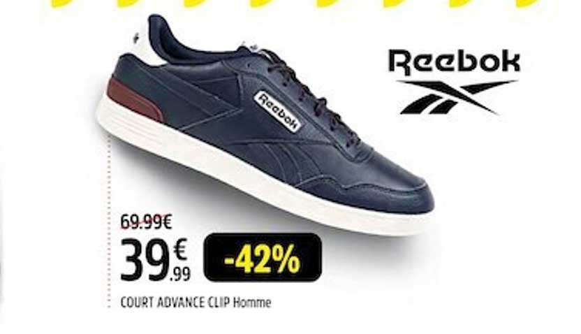 court advance clip homme reebok