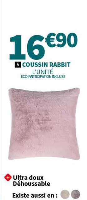 coussin rabbit