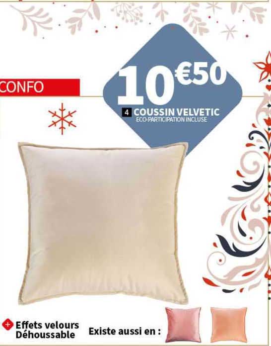 coussin velvetic