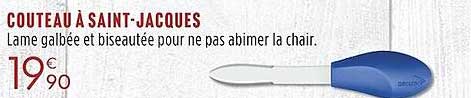 couteau à saint-jacques
