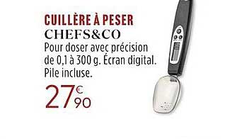 cuillère à peser chefs&co