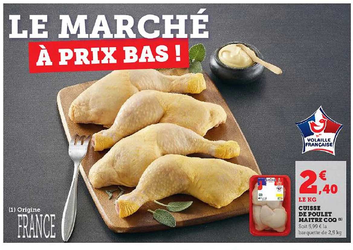 cuisse de poulet maître coq