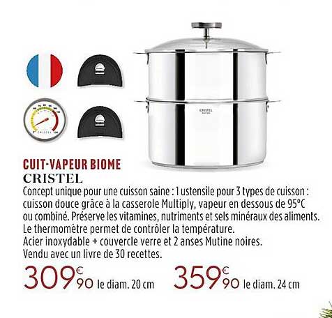 cuit-vapeur biome cristel