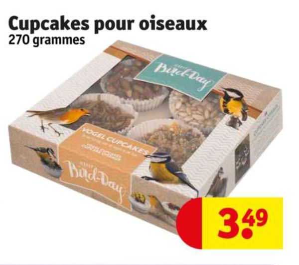 cupcakes pour oiseaux 270 grammes