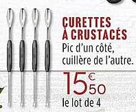 curettes à crustacés