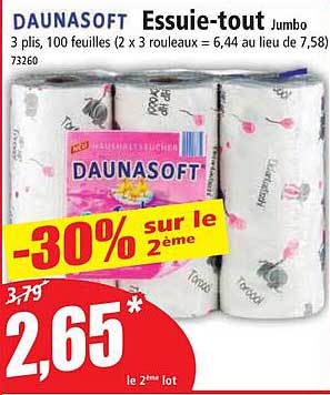 daunasoft essuie-tout