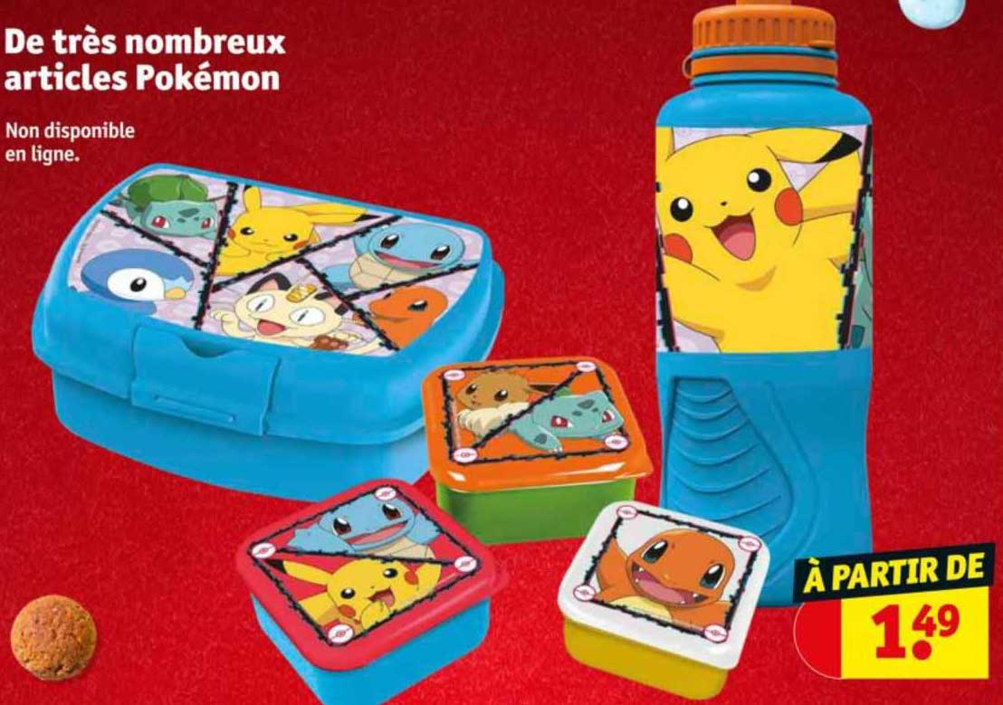 de très nombreux articles pokémon