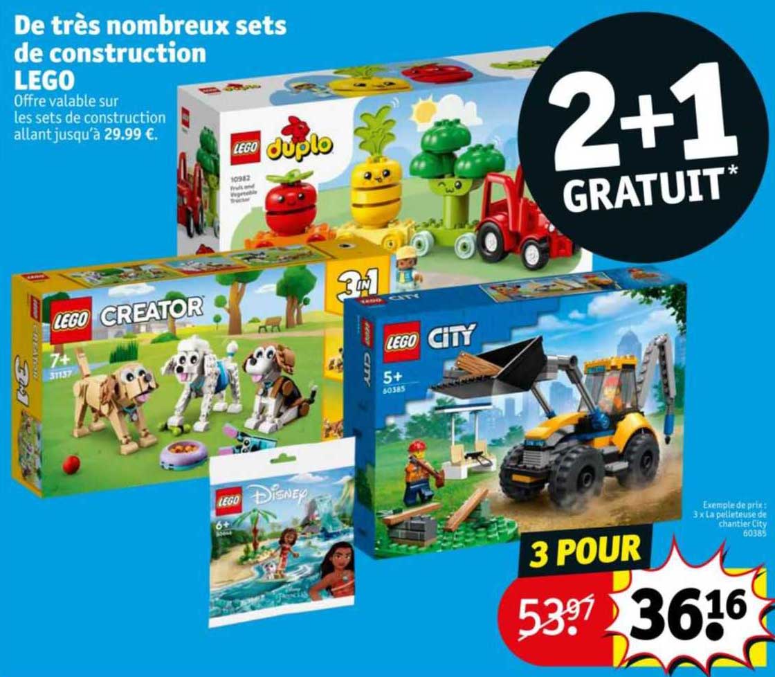 de très nombreux sets de construction lego