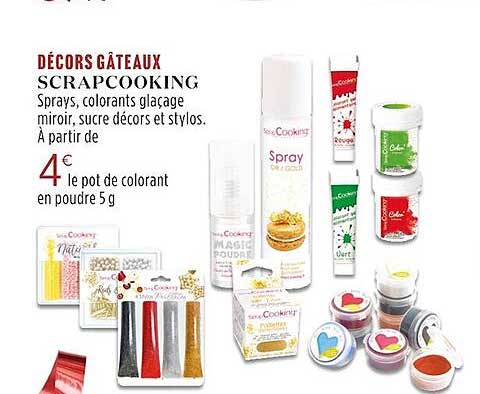 décors gâteaux scrapcooking