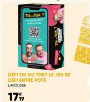 defi tik ou tok? le jeu de défi entre pote