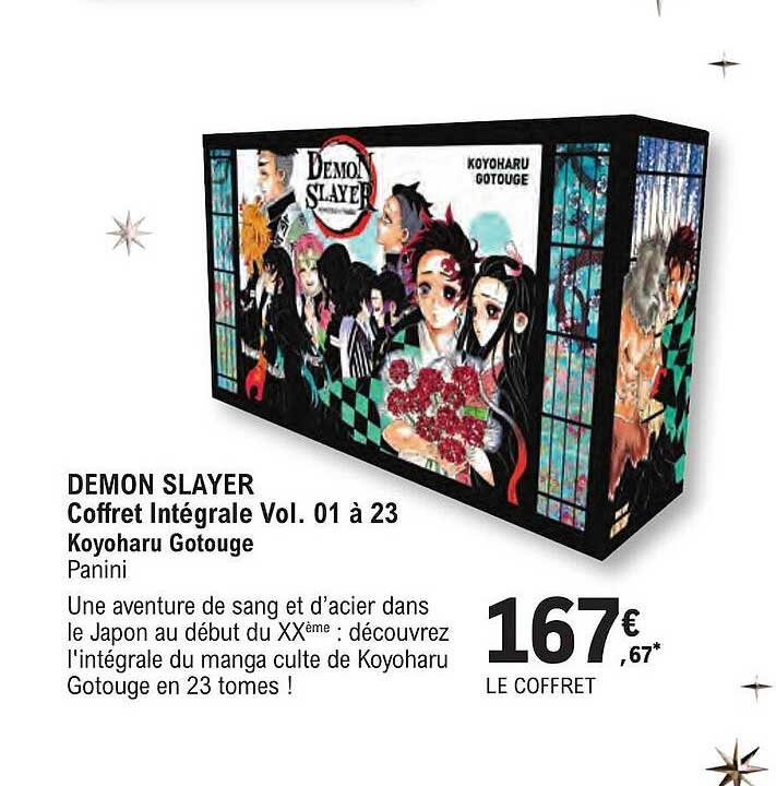 demon slayer - coffret intégrale vol. 01 à 23 koyoharu gotouge