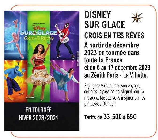 disney sur glace - crois en tes rêves