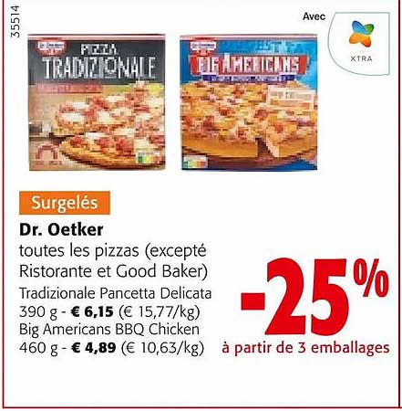dr. oetker les pizzas
