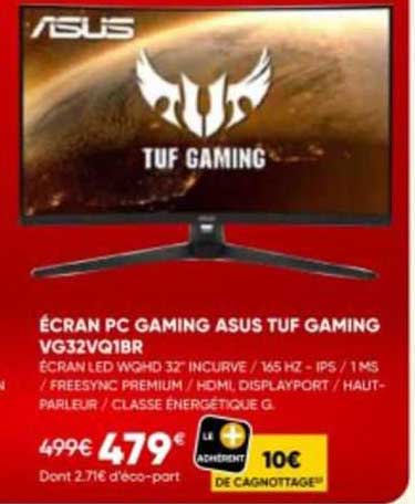 écran pc gaming asus tuf gaming vg32vq1br