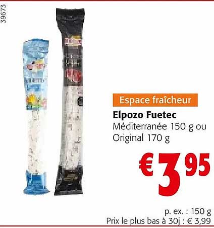 Elpozo Fuetec Méditerranée Ou Original