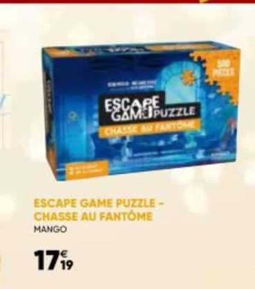 escape game puzzle - chasse au fantôme