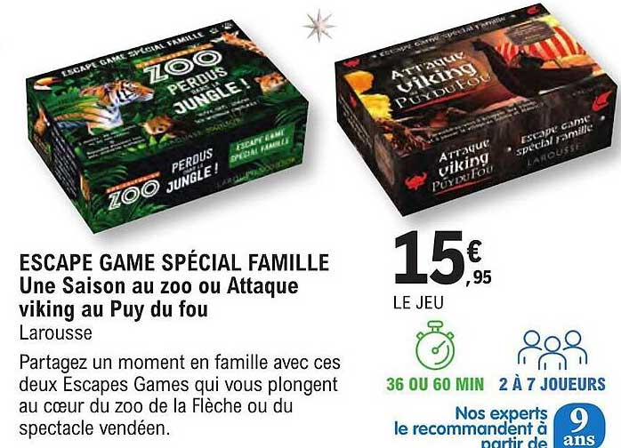 escape game special famille