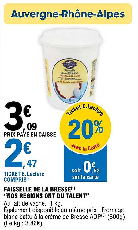 Faisselle De La Bresse "nos Régions Ont Du Talent"