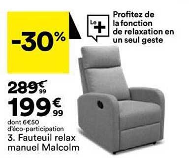 Fauteuil Relax Manuel Malcolm
