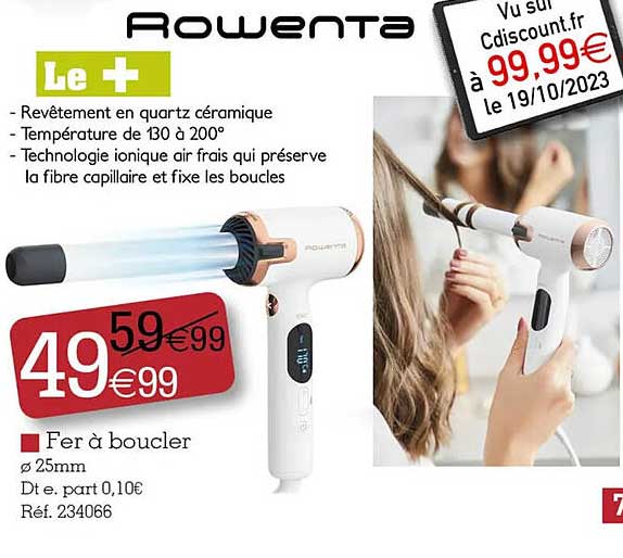 fer à boucler rowenta