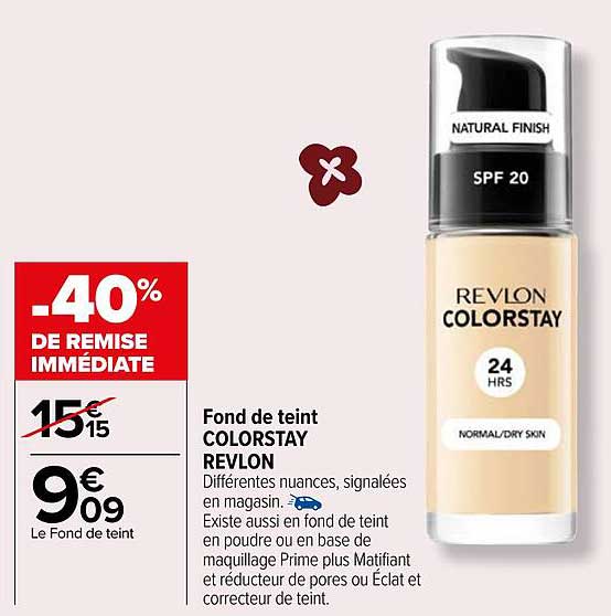 fond de teint colorstay revlon