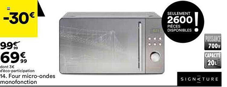 four micro-ondes monofonction