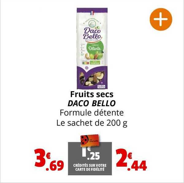 fruits secs daco bello
