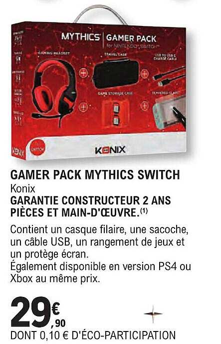 gamer pack mythics switch