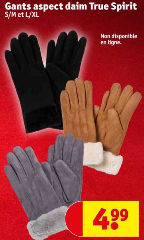 gants aspect daim true spirit