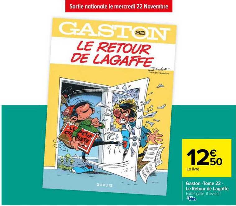 gaston-tome 22 - le retour de lagaffe