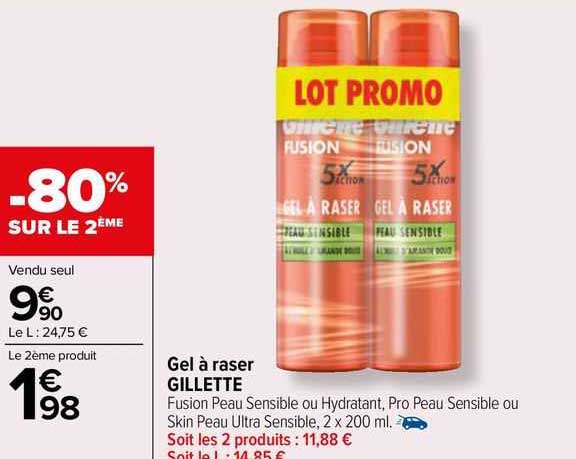 Gel à Raser Gillette