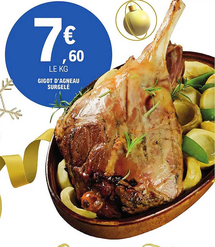 gigot d'agneau surgelé