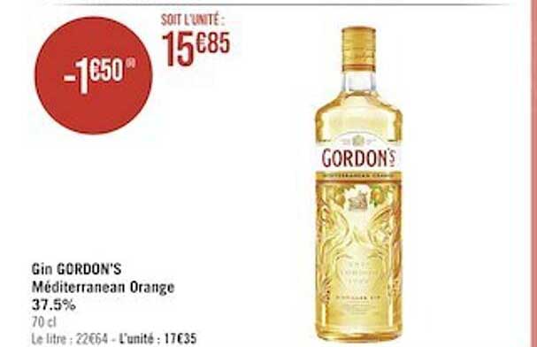 gin gordon's mediterranean orange